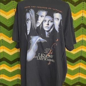 Truffle Shuffle thrift I Know What You Did Last Summer size xxl horror shirt